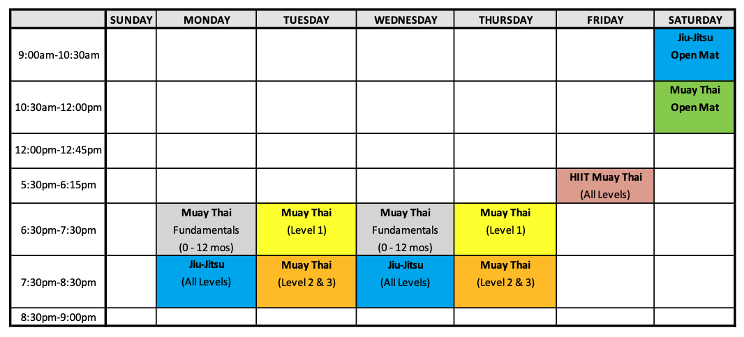 LTB Schedule